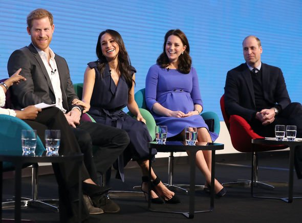 the cambridges and the sussexes in February 2018