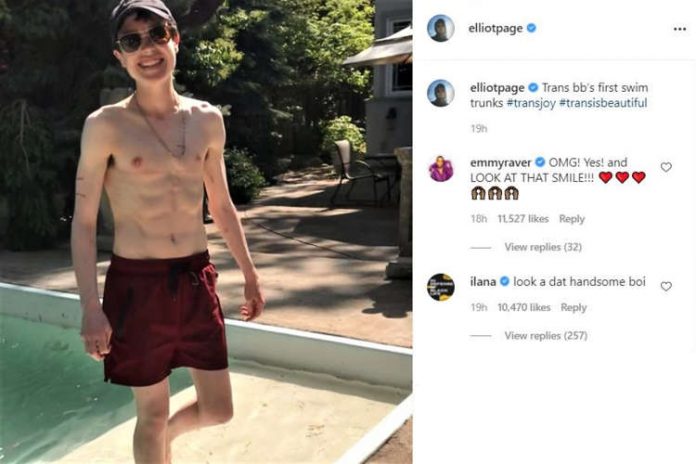 Yes, he is an LGBTQ+ hero: Elliot Page shows his stunning new look in swimwear