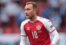 Christian Eriksen in 'good mood' as he recovers after cardiac arrest (reports)