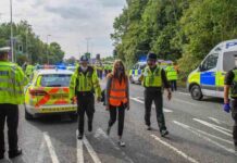 30 arrested after climate activists block parts of the M25 30 arrested after climate activists block parts of the M25